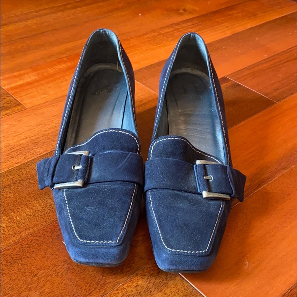 Blue Suede heels